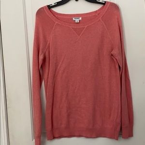 salmon pink sweater